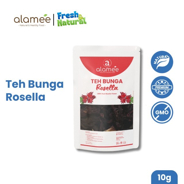 

Teh Bunga Rosella Tea Siap Saji Seduh Sehat 10gr Organic Organik Herbal Alami Teh Seduh fresh and natural