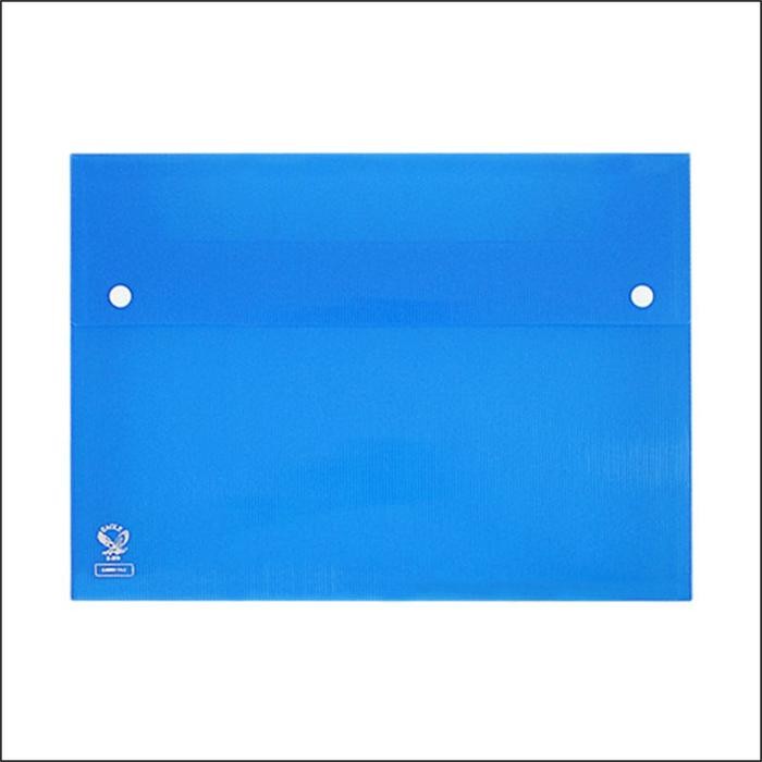 

【YANA-M】PROMO!!! Map Plastik Kancing / Eagle Carry Case- 4cm E 309-4 - Biru