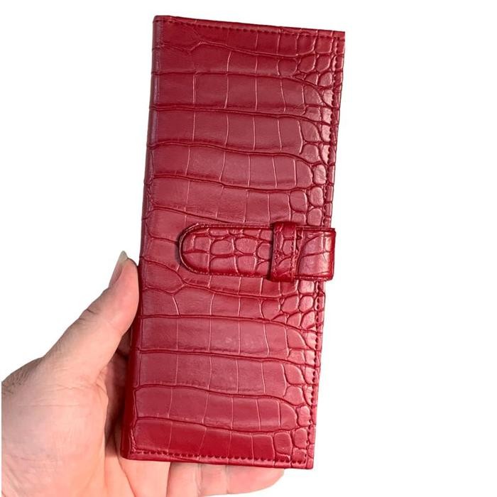 

【YANA-M】FLASH SALE!!! dompet organizer uang bulanan pengatur keuangan - CROCO MARUN