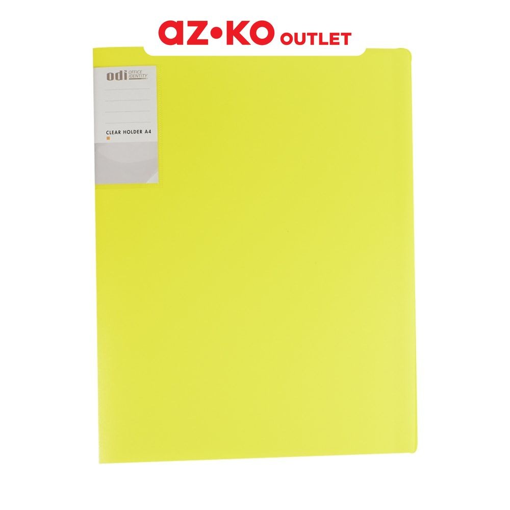 

Odi Holder Kertas A4 40 Pocket - Kuning Map Dokumen Plastik Penyimpanan Arsip Tempat Kertas Document Serbaguna