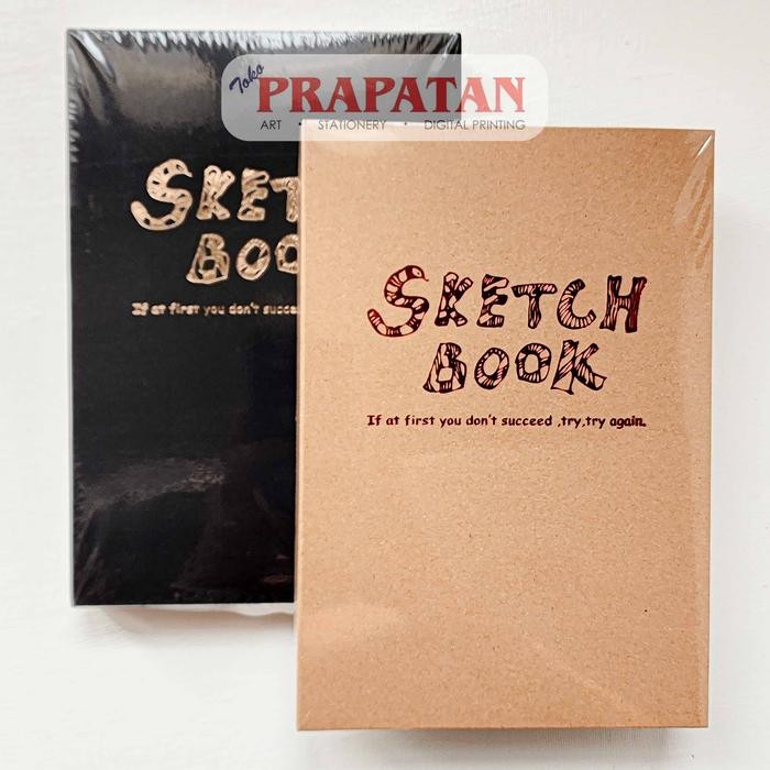 

【M-MT】SALE!!! Potentate A5 Exposed Stitch Bound Sketchbook | Buku Gambar - BLACK