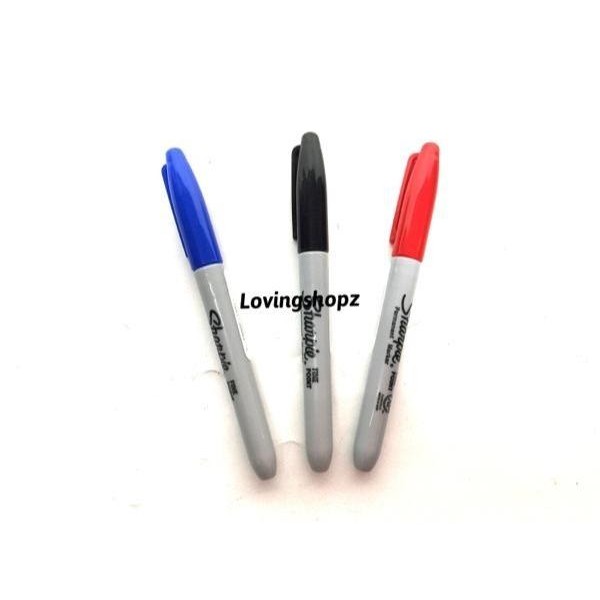 

【M-MT】DISKON!!! Spidol /Pulpen Sharpie Permanent Marker Fine Point - Merah