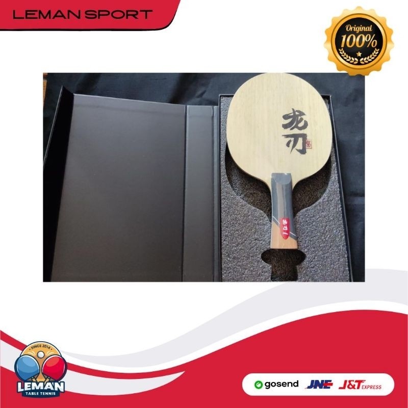 Double Fish Dragon Blade ZLC / Kayu Bet Pingpong Tenis MejaCO