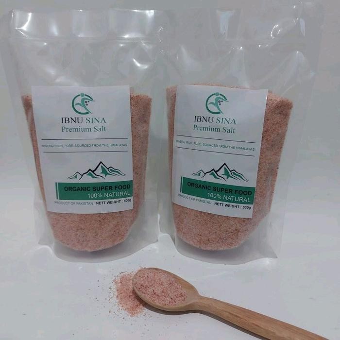 

(Asli)Garam Himalaya Ibnu Sina 1 kg Original Himalayan Pink Salt Pure Super Fine Natural Organic Premium Himalayan Salt 1kg