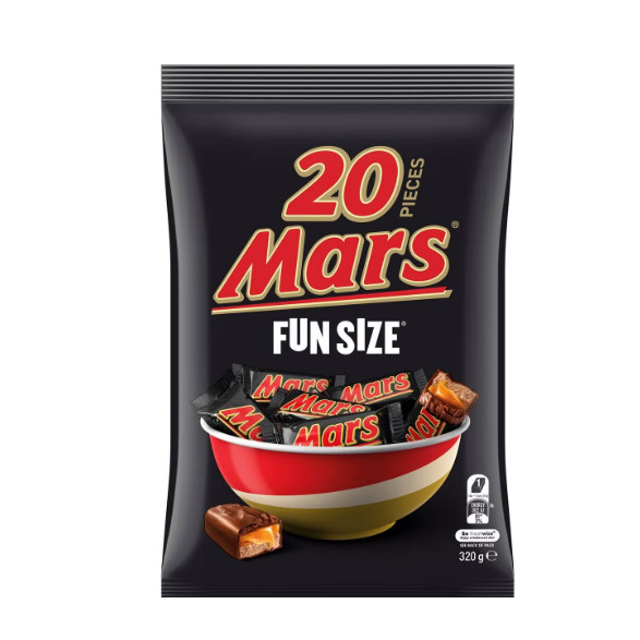 

Mars Milk Chocolate Party Share Bag 20 Pieces 320g