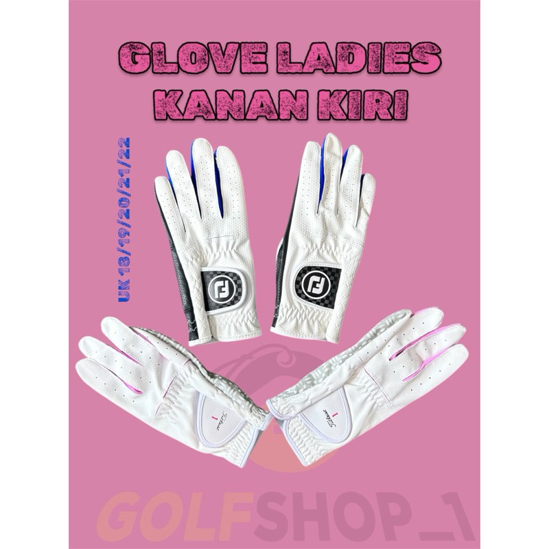 Glove Golf Ladies Sarung Tangan Golf Ladies Kulit Sintetis - Glove Golf Wanita
