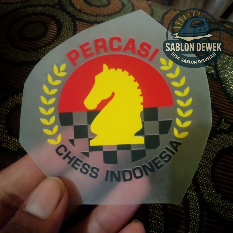 

Sablon Setrika DTF Logo PERCASI