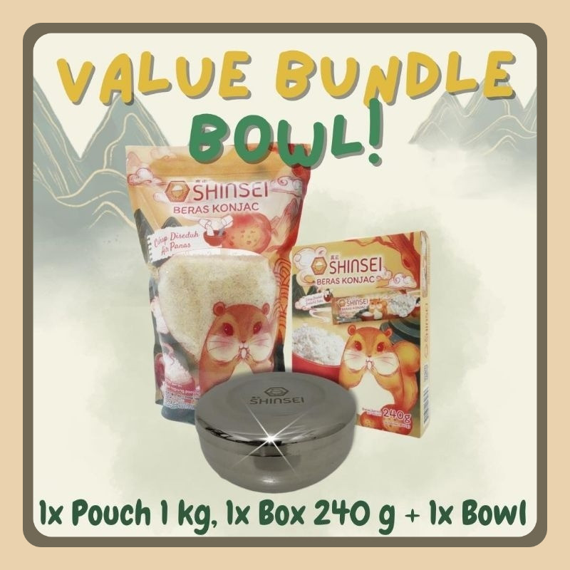 

Bundle JOY (1 pouch 1Kg + 1Box) FREE MANGKOK