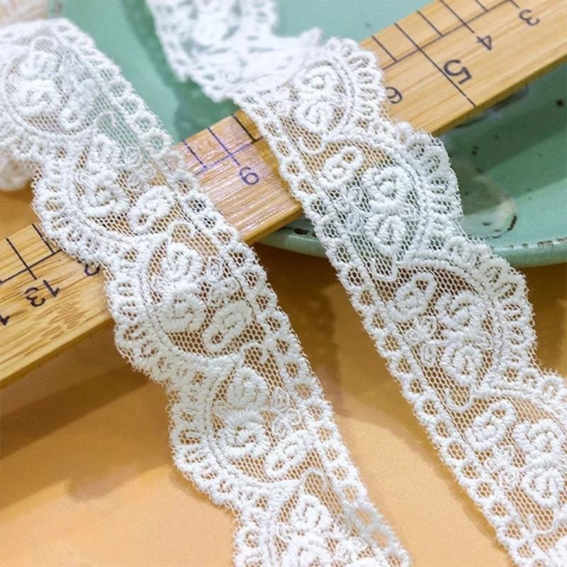 Renda Tile, Renda Bordir, Renda Tile Bordir, Renda Prada Isi 15yard