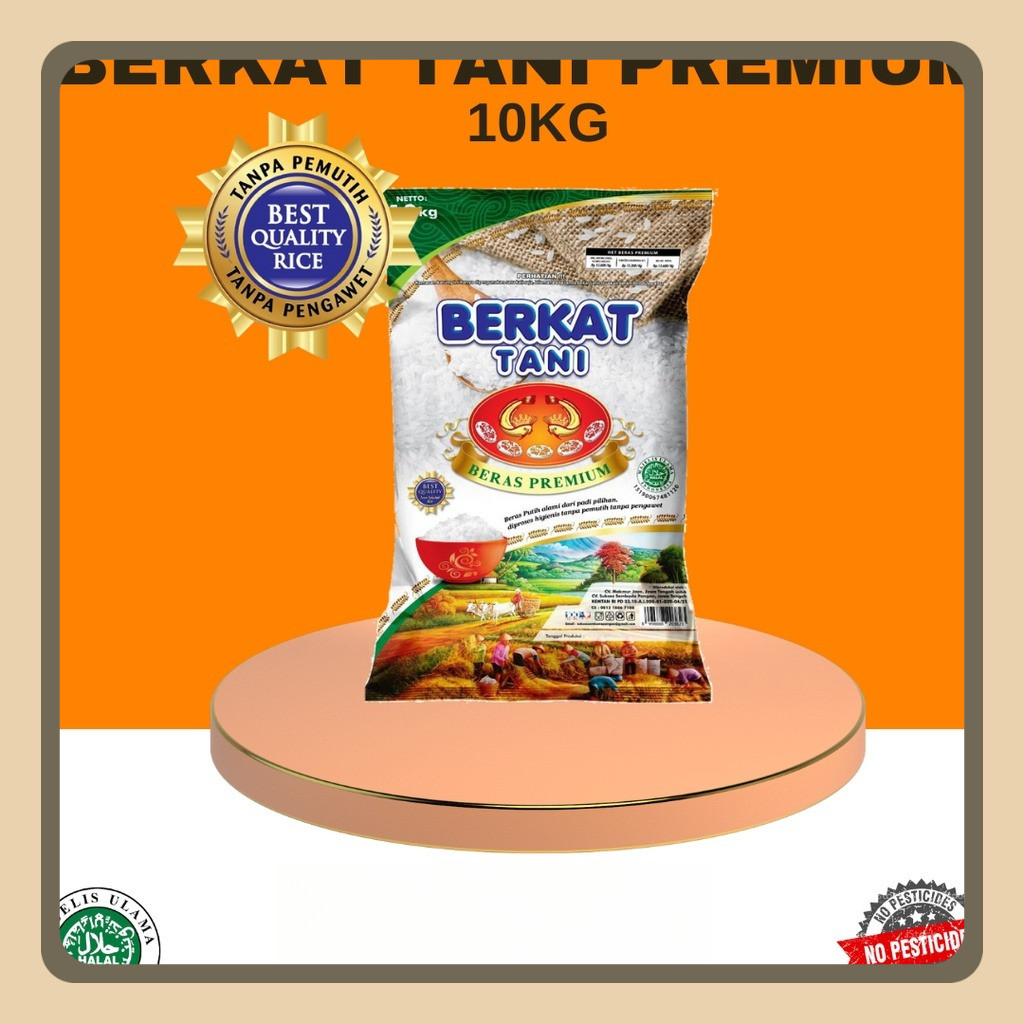 

BERAS BERKAT TANI PREMIUM 10KG