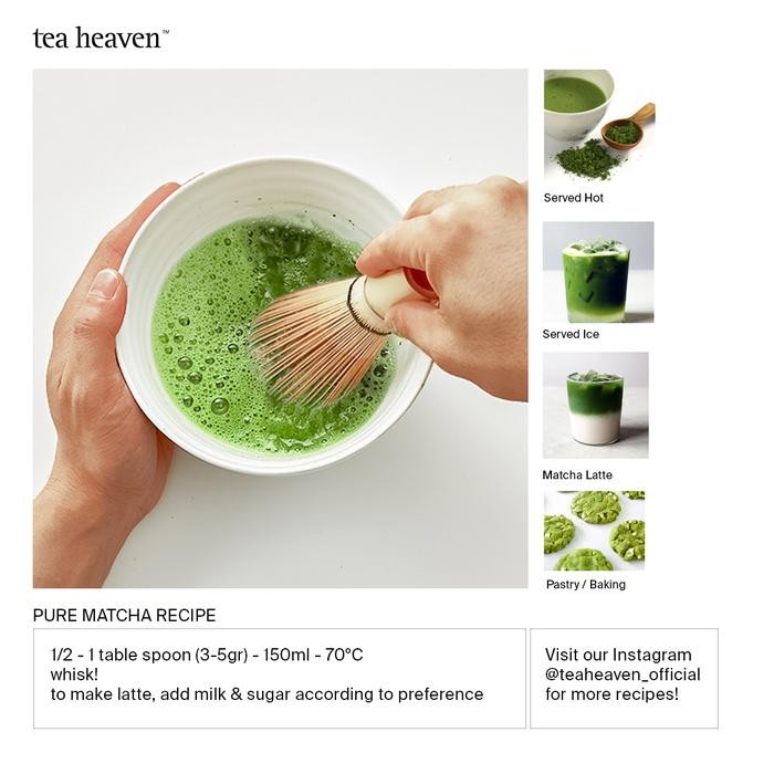

Mumpung Murah Tea Heaven Pure Japanese Matcha Powder 100gr - Uji-Culinary, 100gram