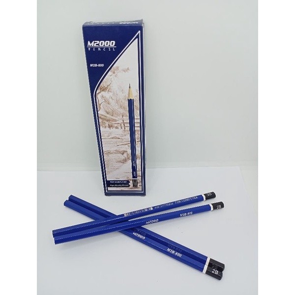 

TERLARIS Pensil 2B Isi 12 Montana / M2000 / Pensil Ujian /Pensil 2B