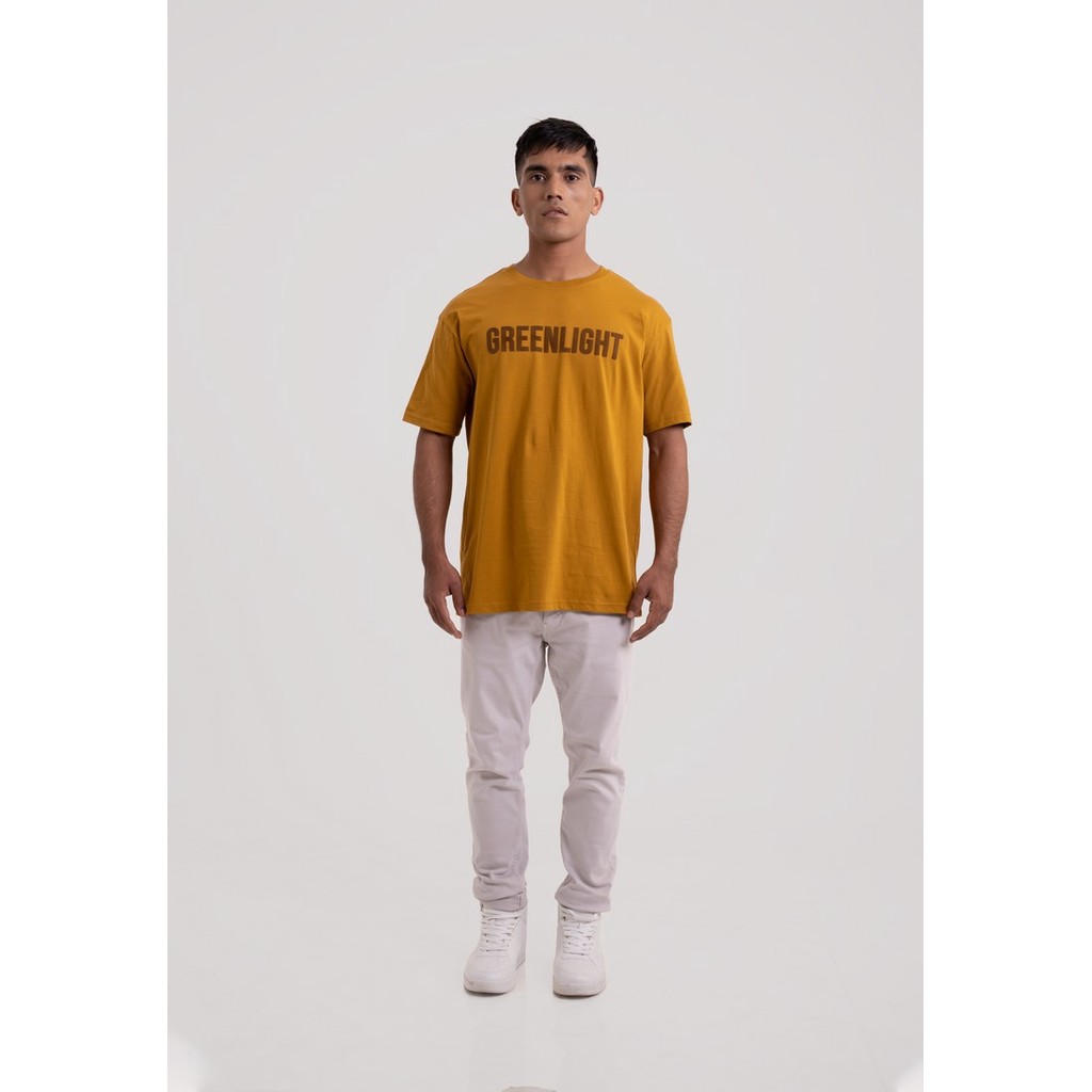 Greenlight Basic T-Shirt Short Sleeve Logo Man Brown 090223