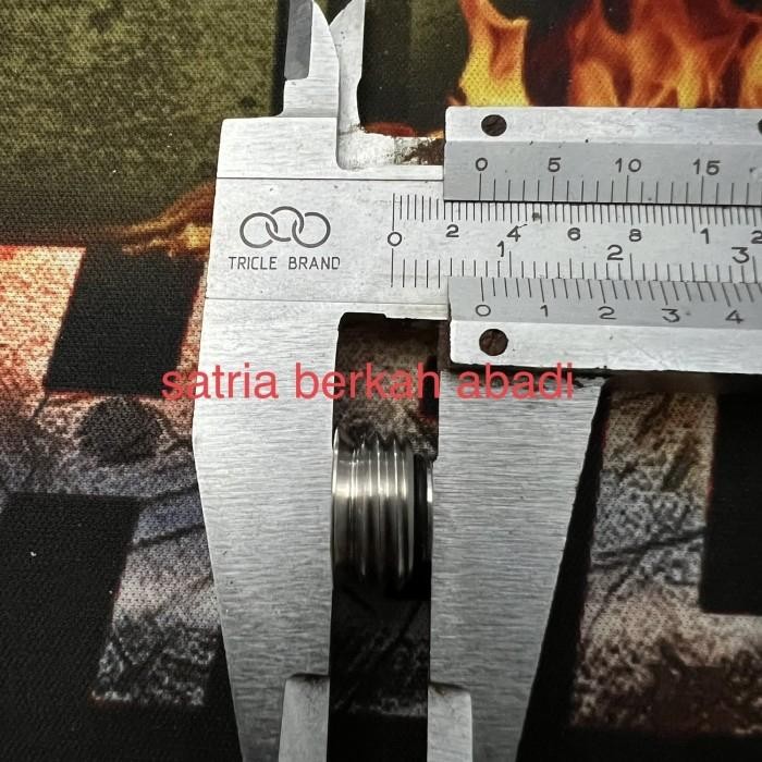 flush nut bb stainless steel - silver