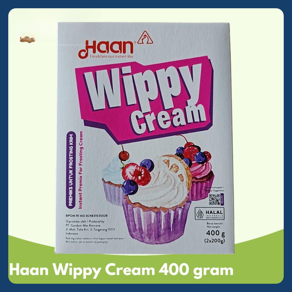 

wippy cream / whipping / whipped whip cream HAAN 400 gram BUBUK