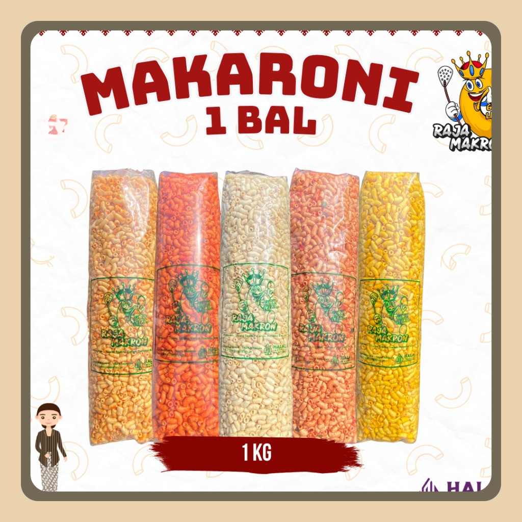 

1 BAL MAKARONI KRESS BANTAT 4 VARIAN RASA 1KG