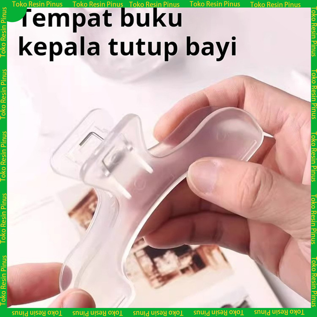 

ins niche design klip buku tetap untuk pelajar klip buku sampul harta karun klip catatan praktis transparan