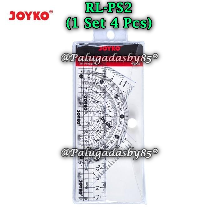 

(1 Set isi 4 Biji) GROSIR Penggaris JOYKO RL-PS2 / Ruler Penggaris Joyko RL-PS2 (Set/4)