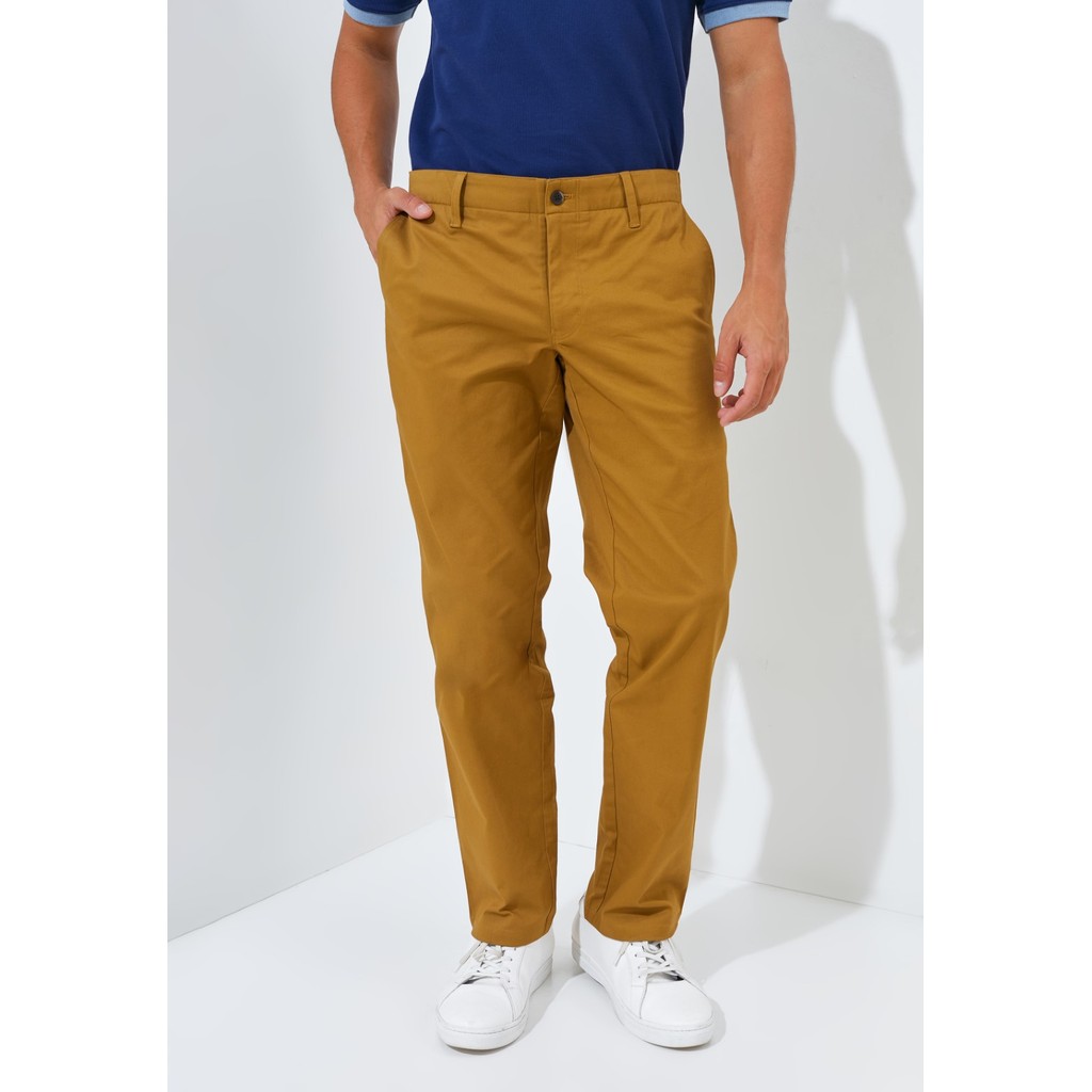 Jack Nicklaus Ettore Celana Panjang Pria Regular Fit Brown