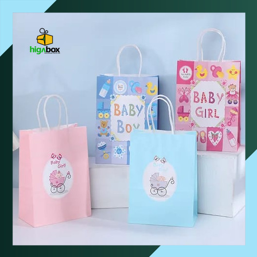 

Paper Bag Baby Boy / Paper Bag Baby Girl / Goodie bag Baby Boy / Goodiebag Baby Girl I AK01H1 - AK03H2
