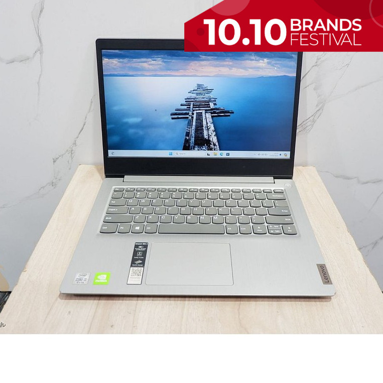 Laptop Core i5-10210U Lenovo Ideapad Slim 3  Nvidia Mx330 Ram 16Gb 512Gb Normal Siap Pakai - Laptop 