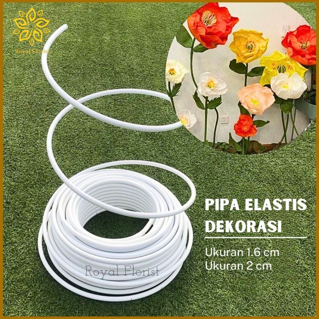 Pipa Elastis 10 Meter Tangkai Lampu Dekorasi Pelaminan /Pipa Selang Untuk Lampu Dekorasi