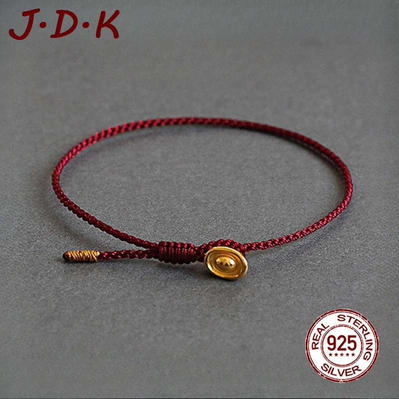 JDK Gelang Tali Merah Emas 18k Untuk Pria Dan Wanita