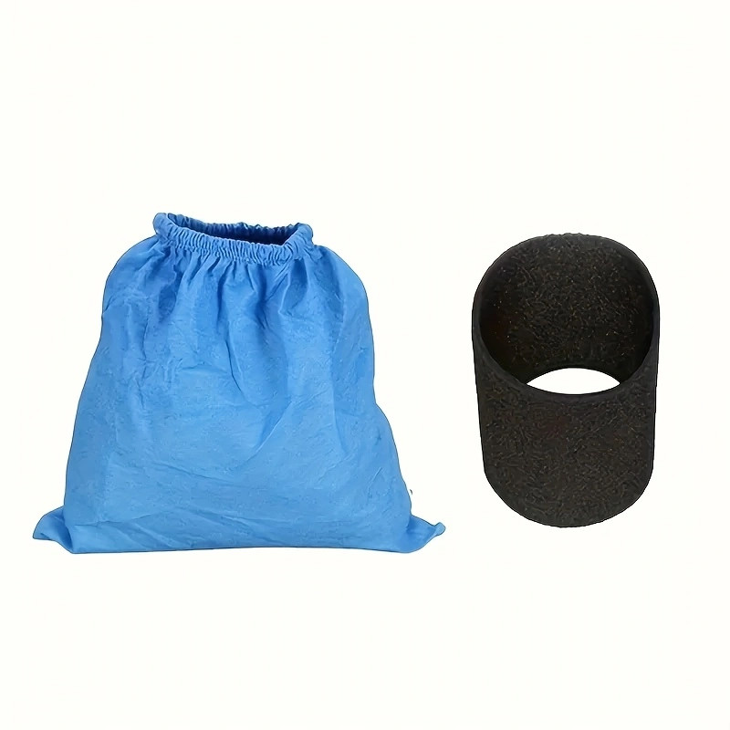 Textile & Filter Core Bags for Karcher MV1/WD1/WD2/WD3 Vacuums, Motor Protection Cover