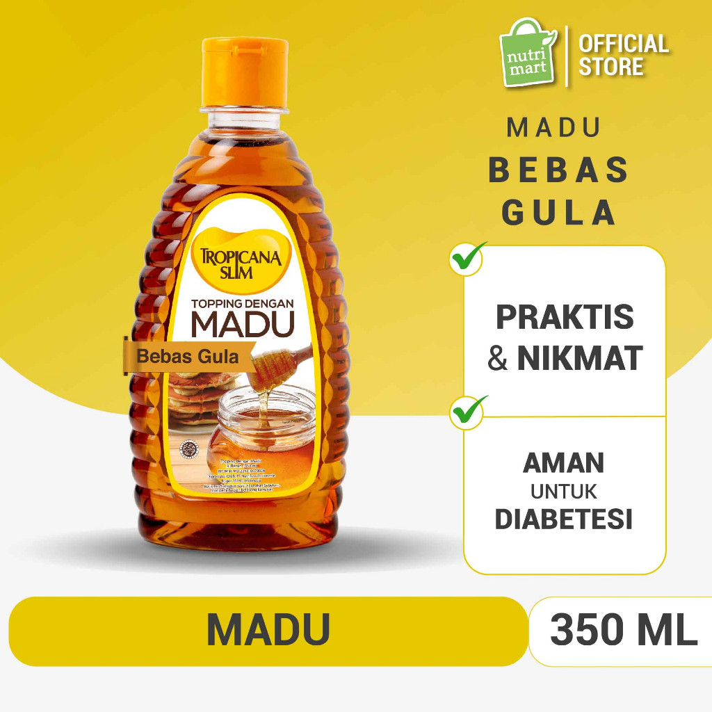 

Tropicana Slim Madu 350ml Bebas Gula Diet Aman