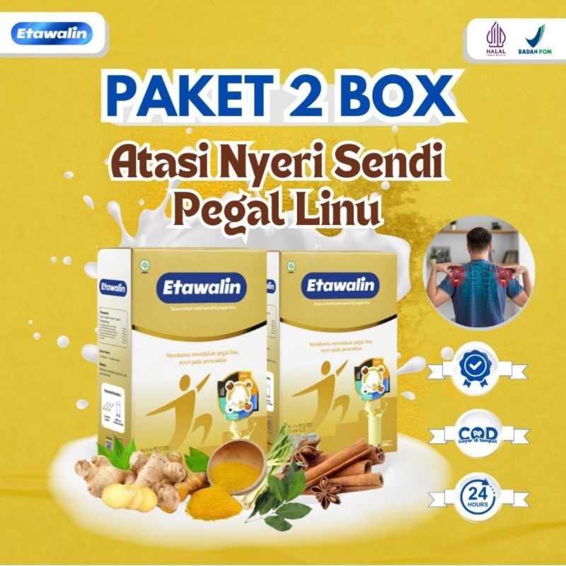 

Etawalin Original Asli Paket 2 box Atasi nyeri sendi dan Pegal linu