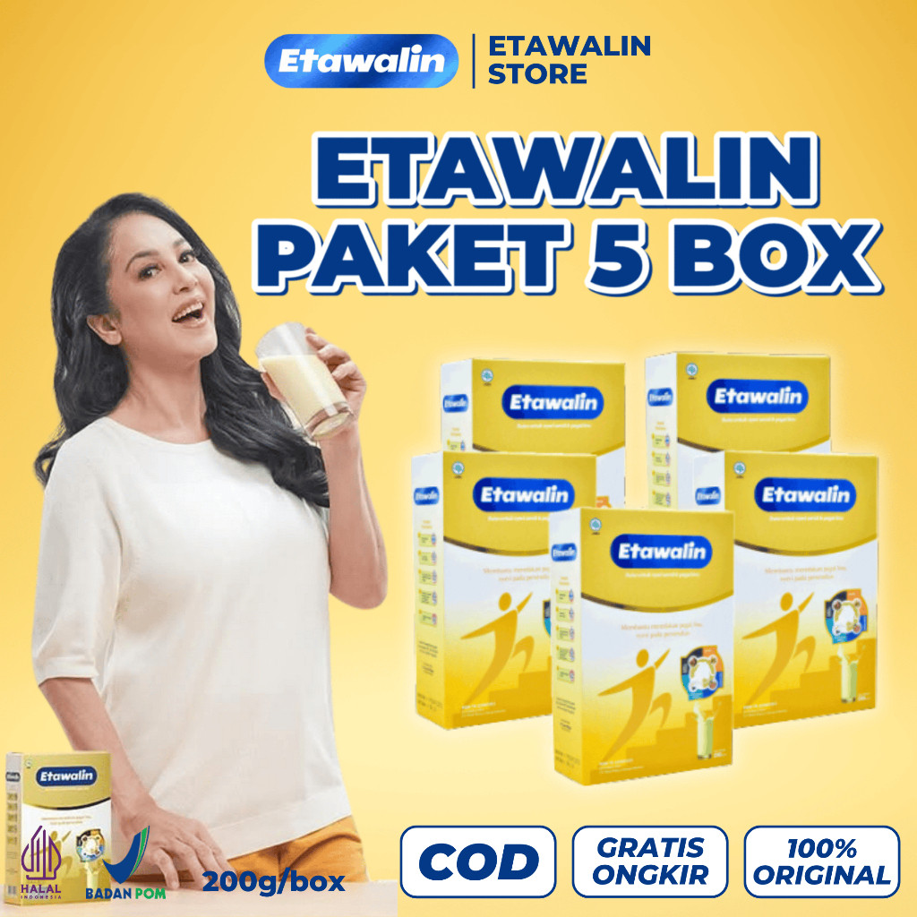 

Etawalin 5 Box - Susu Kambing Etawa Original Atasi Nyeri Sendi