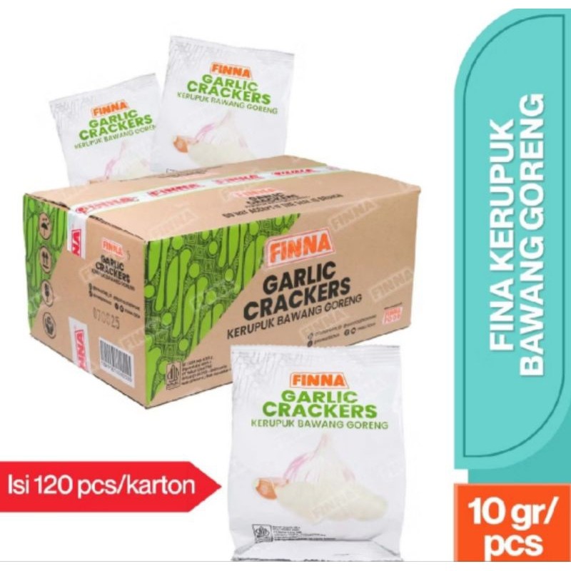 

Finna Kerupuk udang dan bawang goreng matang 120pc SIAP MAKAN EXP oktober'25