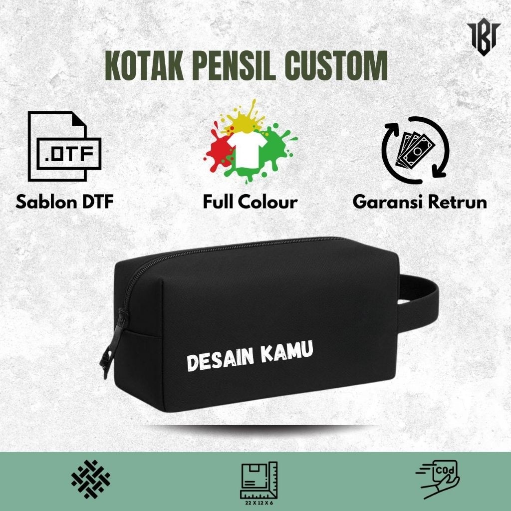 

Jaje.store Kotak Pensil Custom | kotak Kosmetik | Pouch Serbaguna
