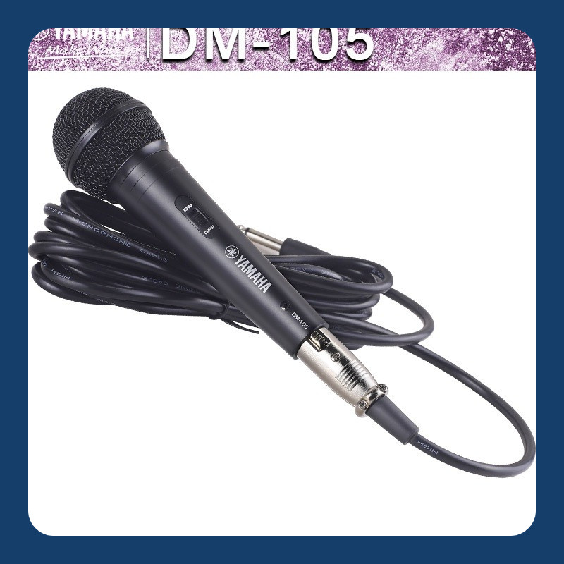 yamaha/original DM-105,wired microphone,mic kabel,microphone kabel,mic karaoke,kabel mik,mikrofon ka