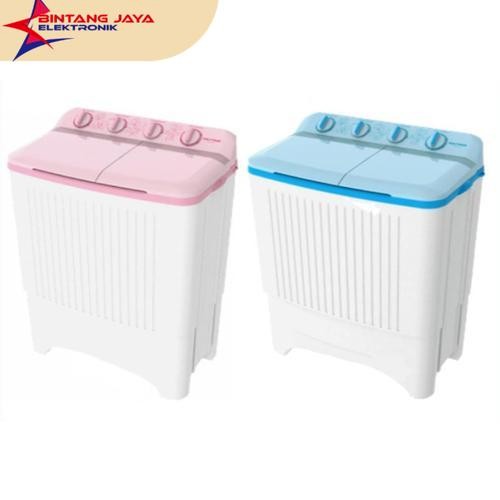 Mesin cuci POLYTRON 8KG / PWM8073 KAPASITAS 8KG  / Mesin cuci Polytron 2 tabung