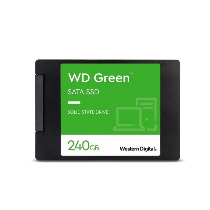 SSD WD Green 240GB 3D NAND SATA 2.5" 7mm Garansi 3 Tahun Baru Ori