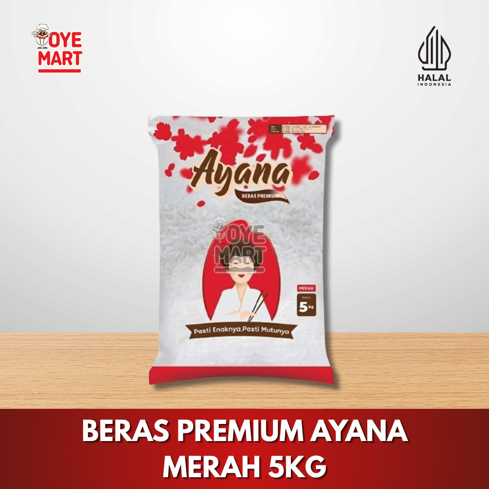 

BERAS PREMIUM AYANA MERAH 5KG / BERAS PULEN