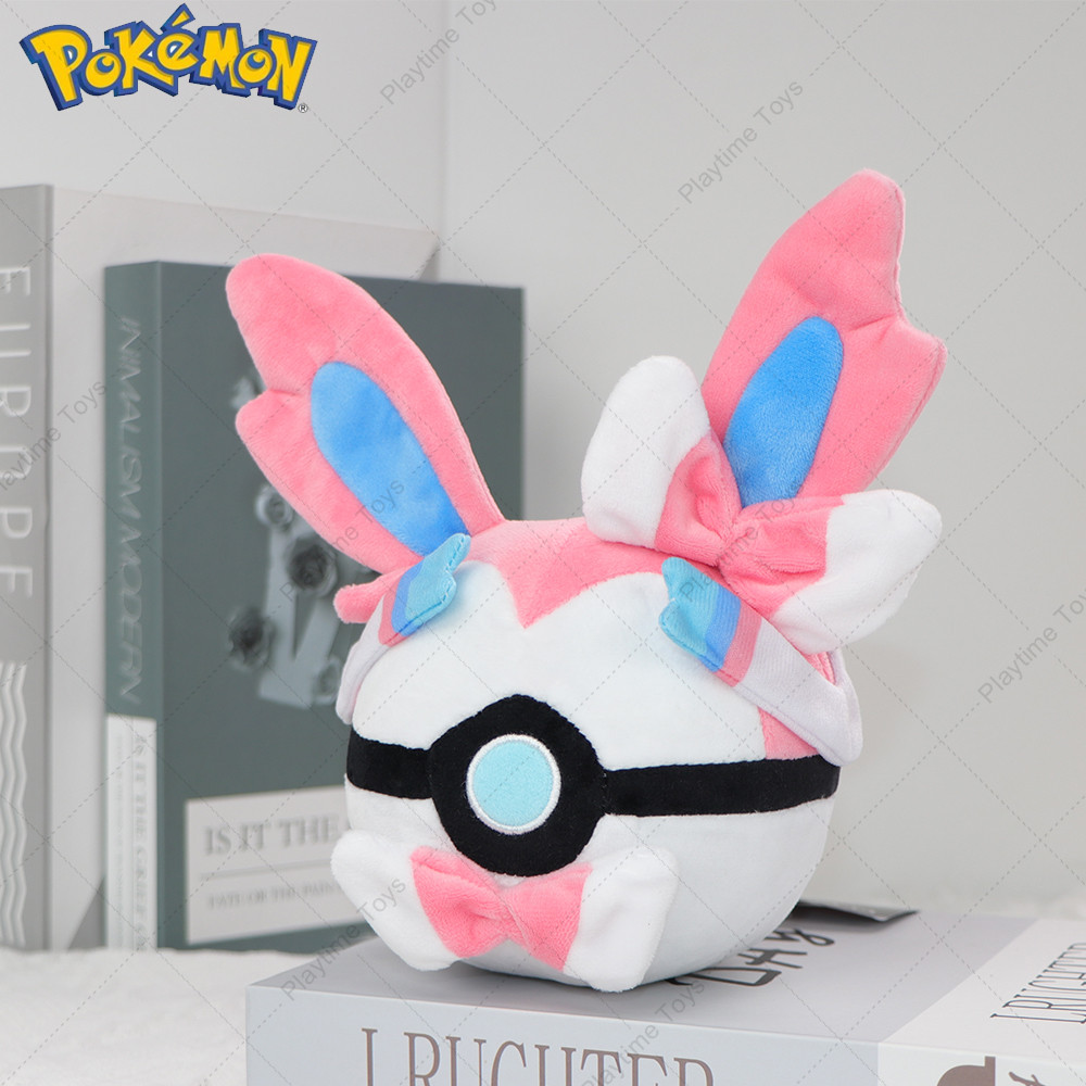 Pokemon Sylveon Poké Ball Plush Toys Snorlax Mewtwo Charizard Master Great Ultra Beast Ball Hot Anim