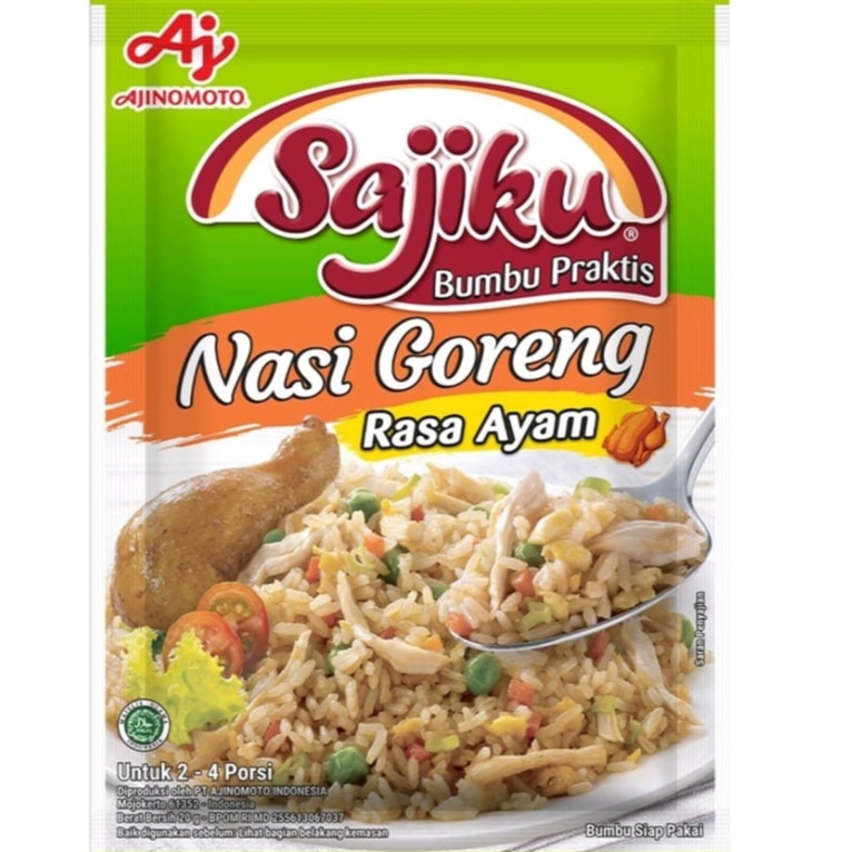 

Sajiku Bumbu Nasi Goreng Ayam 20GR Fried Rice
