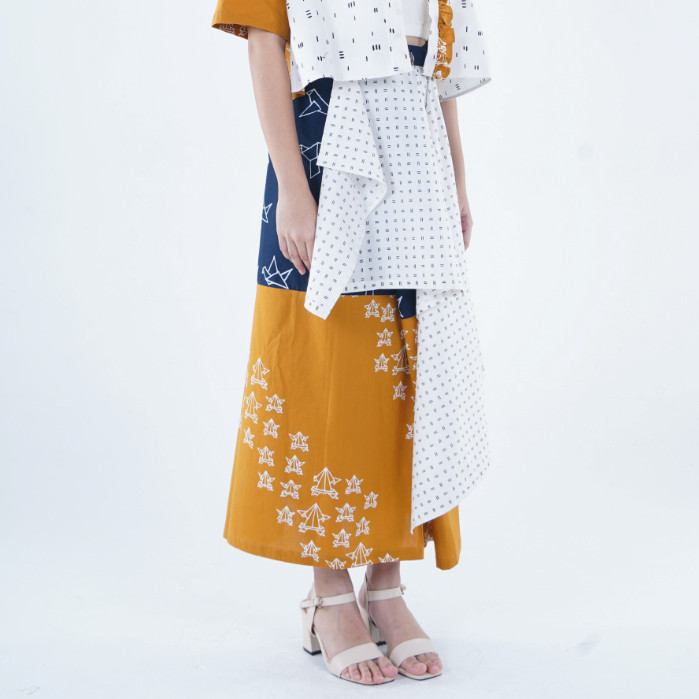 Batik ENOM - Rok Lilit Batik Modern - Nirankara - NEIRA- Sale
