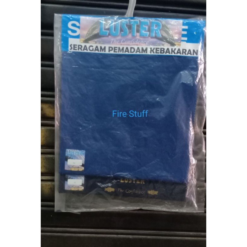 Kain Seragam Luster Damkar Kotak-Kotak 1 Meter