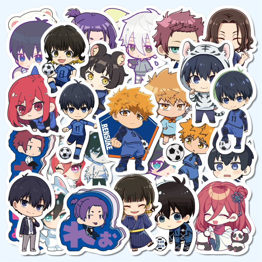 

Stiker Blue Lock Bluelock Vinyl Waterproof Stciker Anime Laptop Tumbler Koper Buku Jurnal