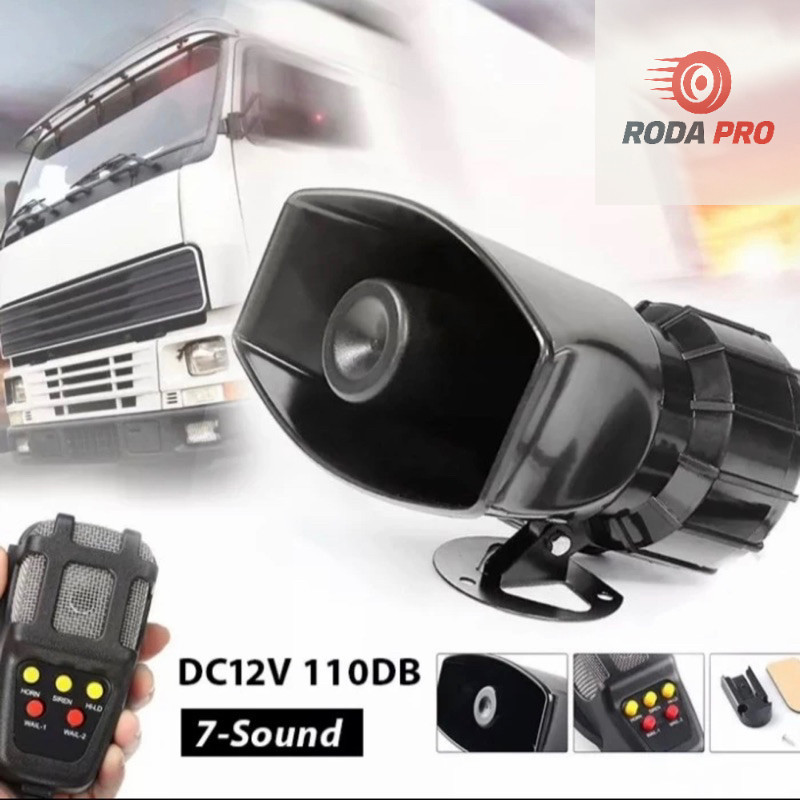 KLAKSON SIRINE TOA 7 SUARA BUAT MOTOR MOBIL AMBULANCE PATWAL POLISI PEMADAM KEBAKARAN PLUS MIC BUAT 