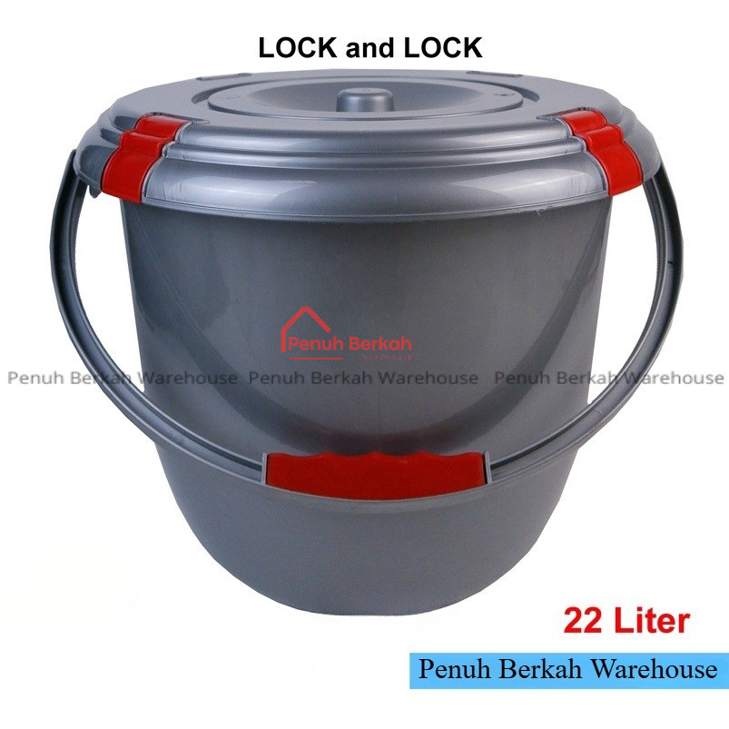 Ember Tutup Segel  / Ember Plastik Ukuran Besar dan Sedang / Ember Cuci Baju / Ember Lock n Lock / E