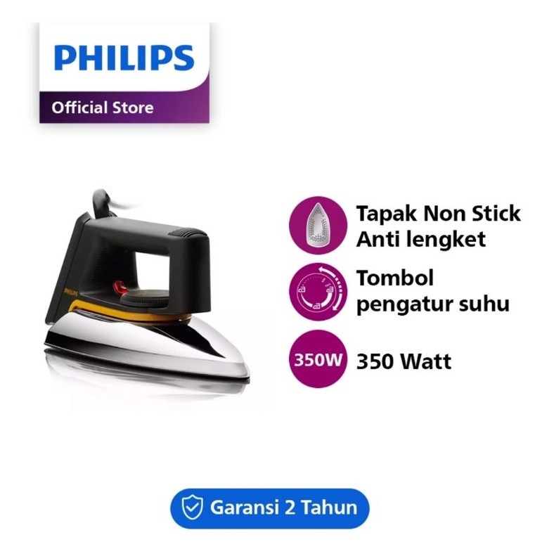 SETRIKA PHILIPS HD 1172 / GOSOKAN PHILIPS HD1172 GARANSI RESMI NEW