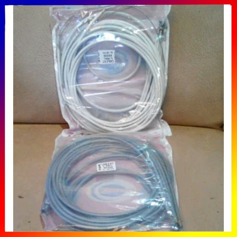 Kabel Luar Dalam Set Lengkap(Putih / Abu2) Vespa Ps Px Pxe Exclusive Spartan Strada