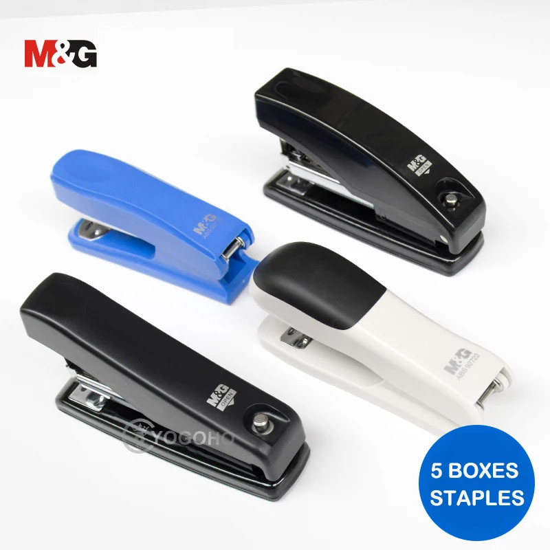 

M&G Hot sell 25 Sheets Standard Stapler Paper Book Binding Stapling Machine standard School Office Supplies Stationery