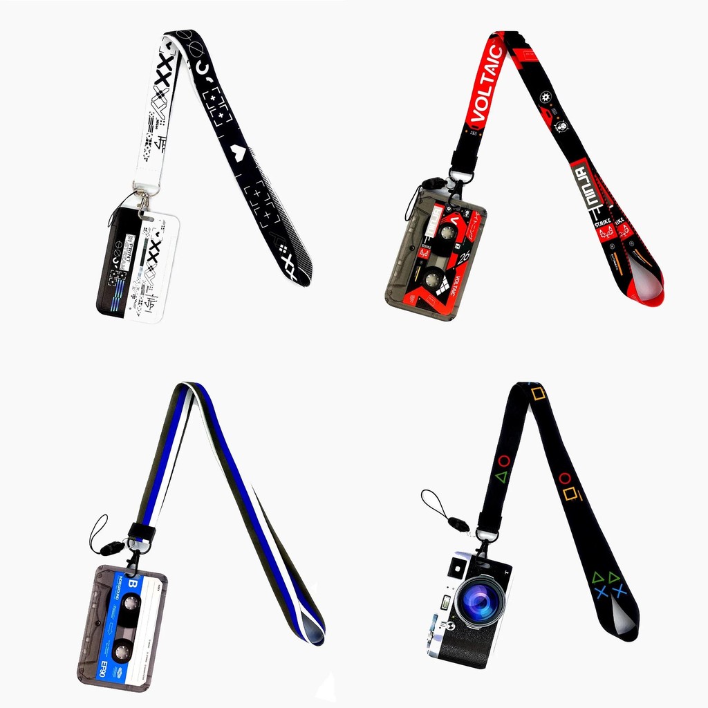 

Neck Strap Lanyard Keychain ID Bus Card Cover Badge Holder Pass Hang Rope Lariat Gifts Keys Accessories