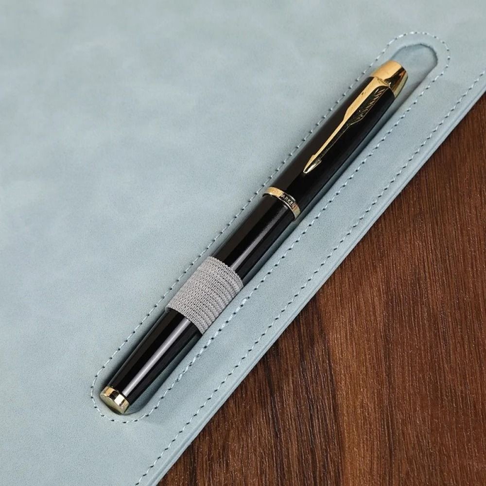 

Multipurpose PU Leather File Folder Magnetic with Pen Insert Writing Clipboard Portable a4 Writing Board Teacher