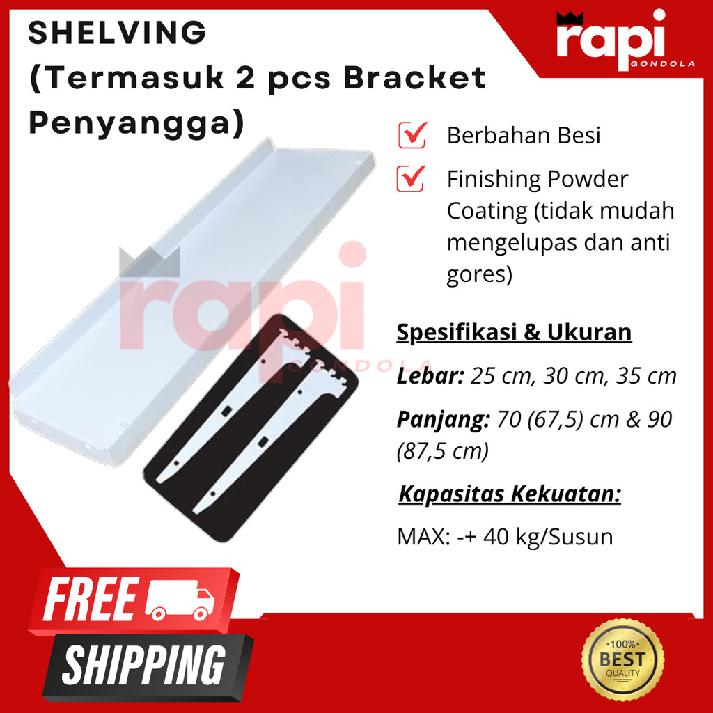 Shelving Rak Gondola Toko Minimarket